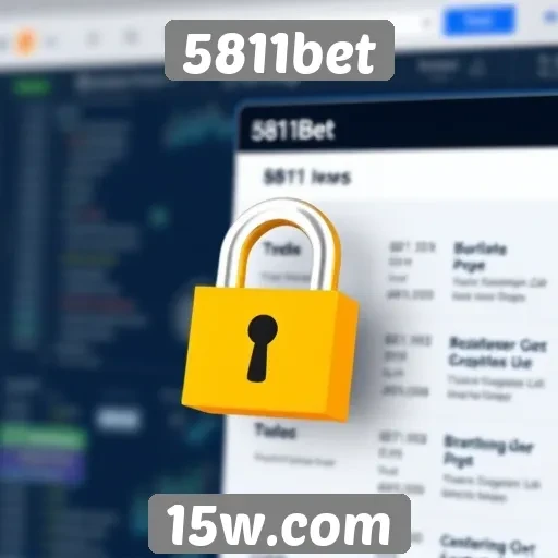 Estudo sobre segurança e proteção de dados no 5811bet
